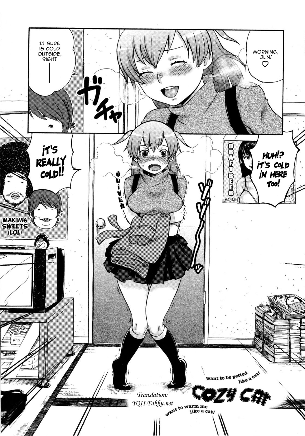 Hentai Manga Comic-Urahara-Chapter 9-Cozy Cat-2